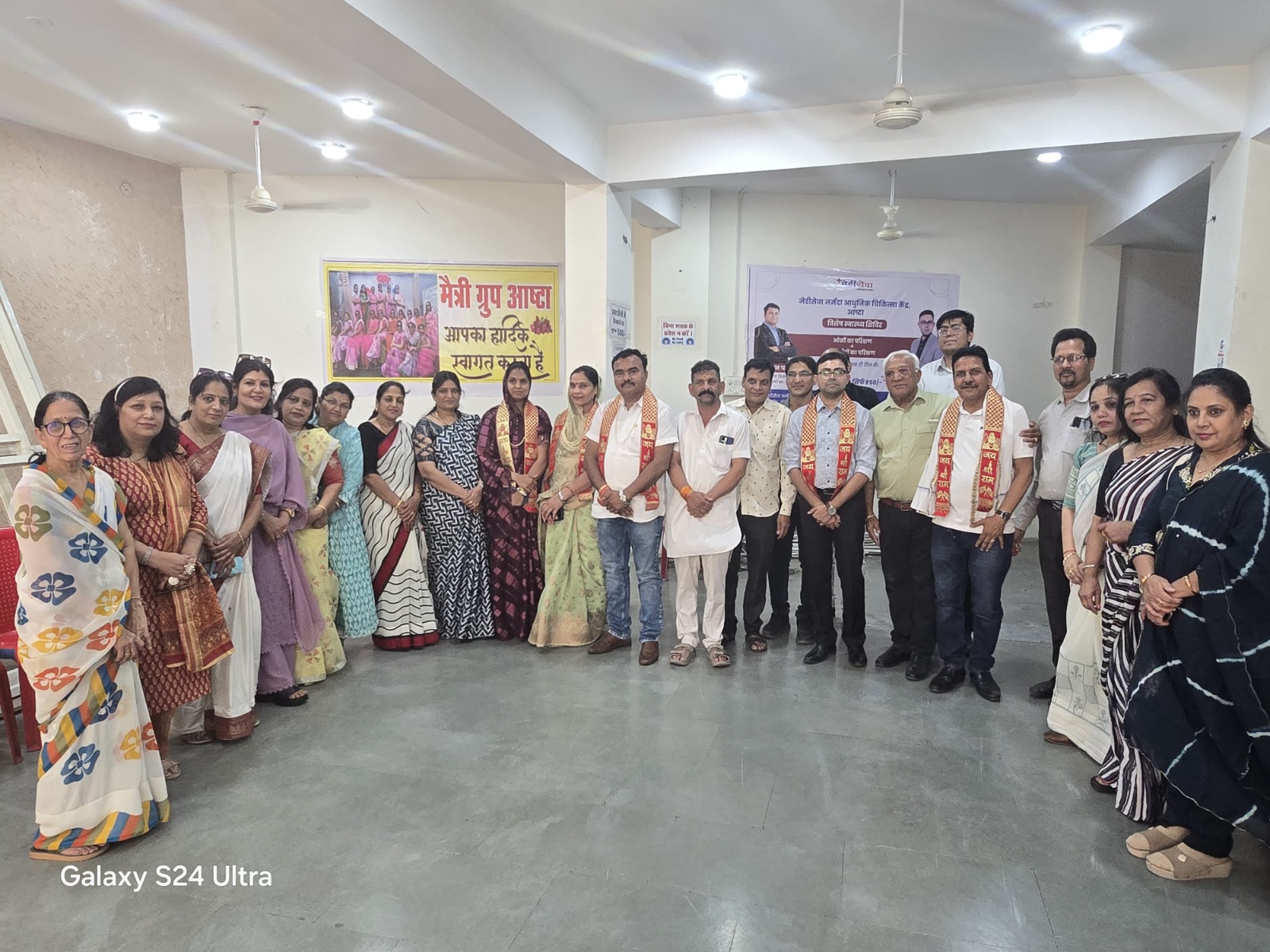 महिला मैत्री ग्रुप एवं मेडी सेवा द्वारा आयोजित शिविर का नपाध्यक्ष ने किया शुभारंभ
